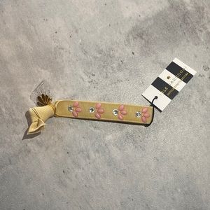 *Lele Sadoughi embellished sunshine 700 elastic pink/crystal